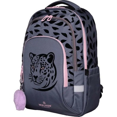 Walker batoh Fame Leopard Light šivá