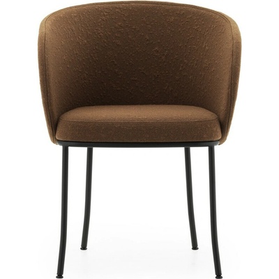 Normann Copenhagen Knit Armchair Brandy hnedá / čierna oceľ