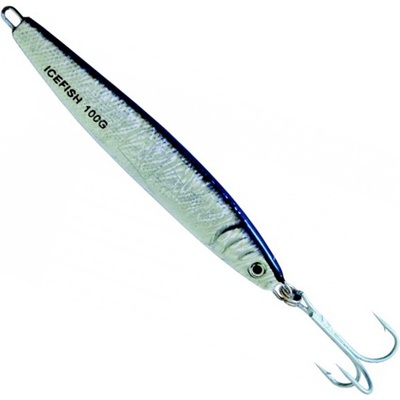 ICE FISH Pilker 3D Černo-Stříbrný 50 g