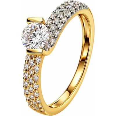 Zlaton Prsten žluté zlato se zirkonem O01072614890