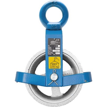 Brano Строителна макара с ухо и капак Brano Z500 D, 123-118100-401 - 125 mm, 0.5 t (123-118100-401)