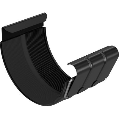 Bryza STAL Odkvapový spoj 125 mm čierny