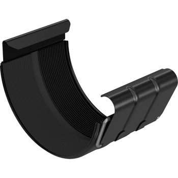 Bryza STAL Odkvapový spoj 125 mm čierny