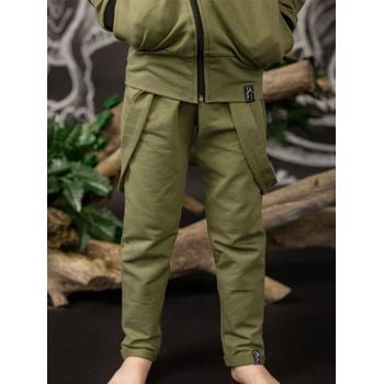 Tepláky na traky 1F DINO Dino zelená