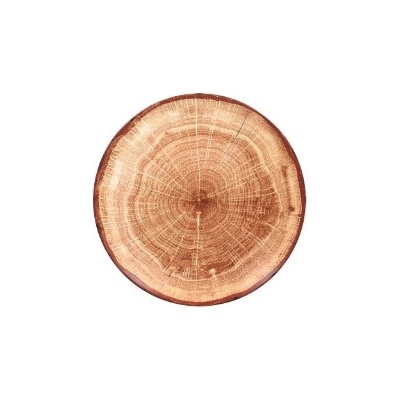 RAK Porcelain Woodart tanier dezertný coupe 15 cm svetlo hnedá WDNNPR15TB-24