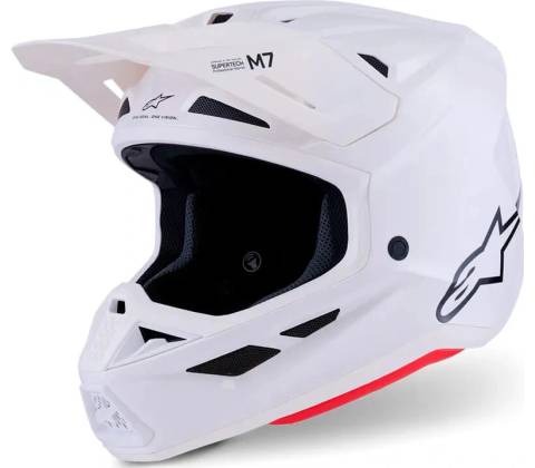 Alpinestars Supertech M7 Solid Biela lesklá