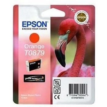 Epson Оригинален патрон Epson T0879, Stylus Photo R1900, 11.4 ml, Orange (3015101142)