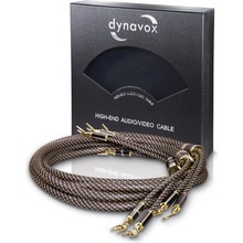 Dynavox Black Line LS-Label 2x3,0m: High-End reproduktorový set pro připojení reprosoustav/ 6N OFC