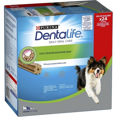 Dentalife Stredné maškrty pre psov 48 tyčiniek 16x69 g