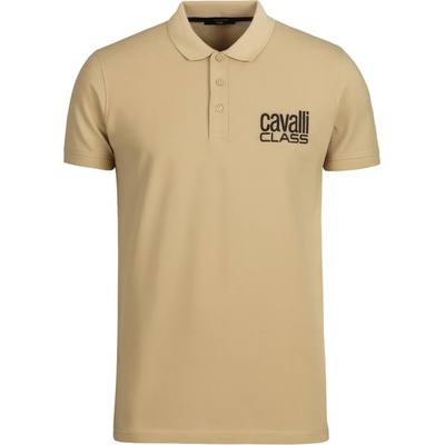 Cavalli Class Carlo Beige polo tričko Béžová