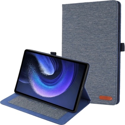 Vsetkonamobil 60054 FABRIC Zaklápací obal pre Xiaomi Pad 6 / Pad 6 Pro modrý