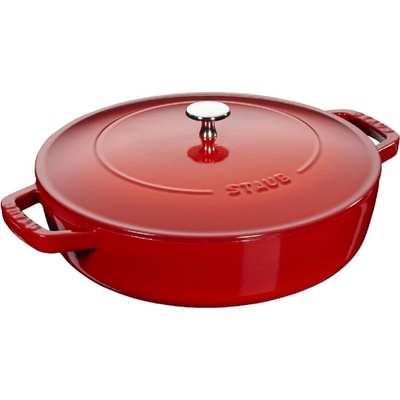 Staub Litinový kastrol s poklicí Chistera, višňová, 28 cm 1004760