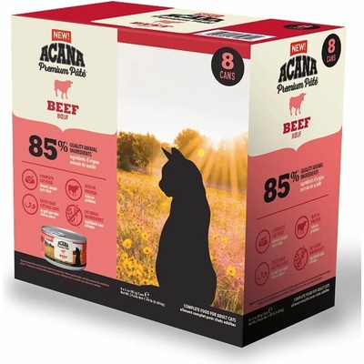 Acana Cat Pate Beef 8 x85 g