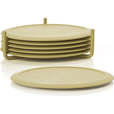 Zone Denmark Подложки за стъклени чаши Singles бледозелени 6 бр (32231)