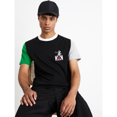 Celio Черна мъжка тениска Celio Hunter & Hunter Celio | Cheren | МЪЖЕ | S