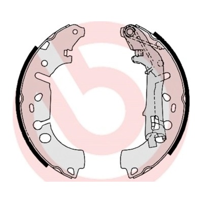 Sada brzdových čeľustí BREMBO S 23 531