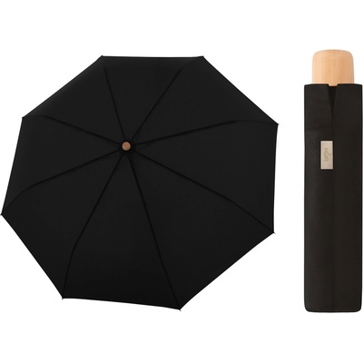 Doppler Magic Simple Black unisex automatický eko deštník černý