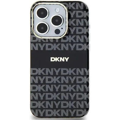 DKNY Кейс DKNY IML Mono & Stripe MagSafe за iPhone 15/14/13, черен (3666339268091)