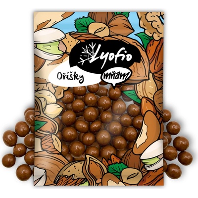 Lyofio Lísková jádra v mléčné čokoládě 200 g
