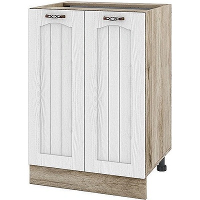 ИРИМ Долен кухненски шкаф Сити АРФ-Бяло фладер-04-22 60 см