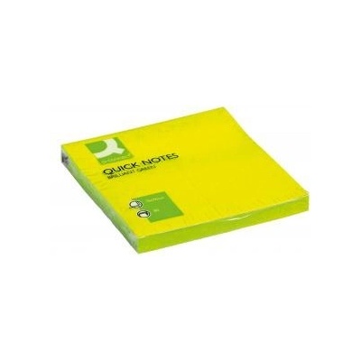 Q-CONNECT Bloček Q-CONNECT neónové 76x76mm zelené (QC010515)