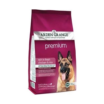Arden Grange Dog Adult Premium rich fresh Chicken Rice 12 kg