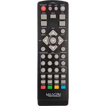 Dálkový ovladač Mascom MC650T HD, MC750T2 HD