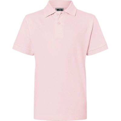 James & Nicholson dětská polokošile JN070k světle růžová