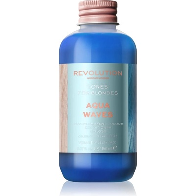 Revolution Beauty Tones For Blondes тониращ балсам за руса коса цвят Aqua Waves 150ml