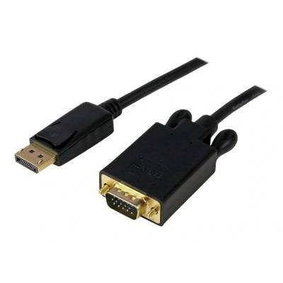 StarTech StarTech. com DP2VGAMM6B адаптер за видео кабел 1, 8 м DisplayPort VGA (D-Sub) Черен (DP2VGAMM6B)