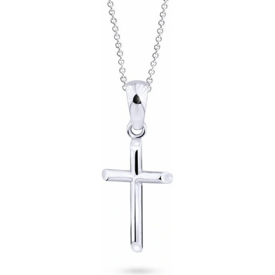 Cutie Jewellery Prívesok z bieleho zlata Krížik Z8048 40 10 X 2