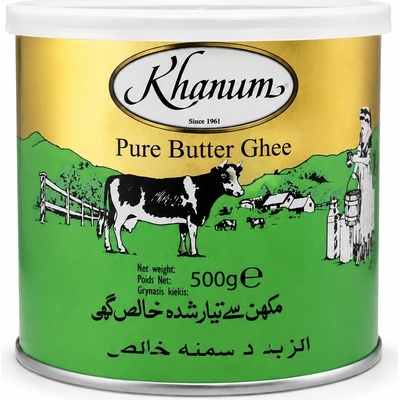 Přepuštěné máslo Butter Ghee Khanum 500 g