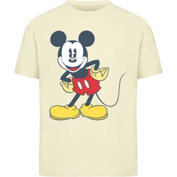 MERCHCODE Тениска Mickey Vintage Pose Tee softyellow XXLUB-MC1265-03660 - , размер L