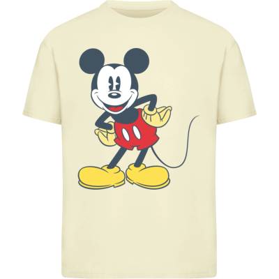 MERCHCODE Тениска Mickey Vintage Pose Tee softyellow XXLUB-MC1265-03660 - , размер L