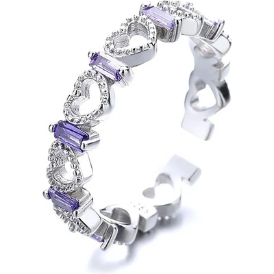 Majya Stříbrný prsten AILEEN 10186 6