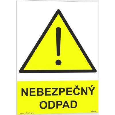 Traiva s.r.o Nebezpečný odpad Verze: Samolepka 210 x 297 mm (A4) tl. 0.1 mm - Kód: 06148