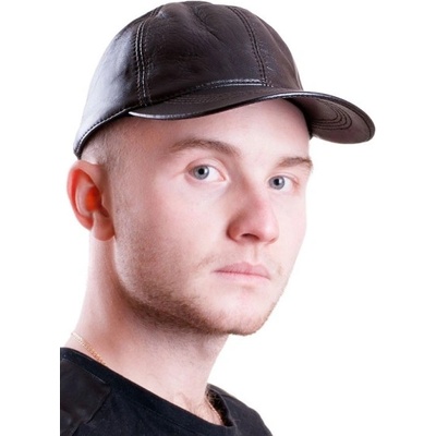 Vodo Мъжка кожена шапка с козирка