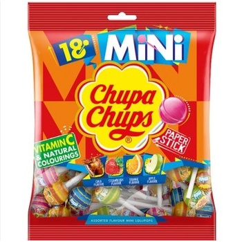 Chupa Chups Мини близалки (18бр. /торбичка) витамин C 108g