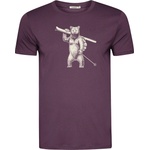 GreenBomb Мъжка тениска GreenBomb Ski Bear Guide T-shirt - Berry Bark - размер XXL (217-0594-0115)