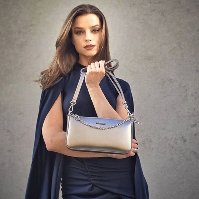 Le Sands kabelka crossbody strieborná 7714 STR
