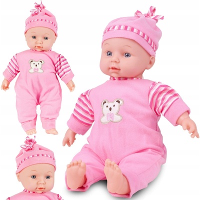 MalPlay s realistickými funkcemi měkké tělo 34 cm pláč s čepičkou