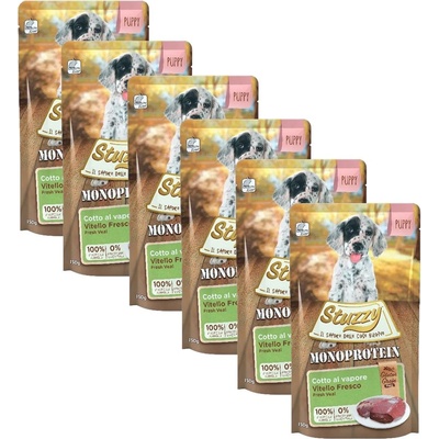 Stuzzy Monoprotein Puppy телешко 6 x 150 г