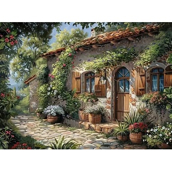 Norimpex - Puzzle Diamant painting: Cozy cottage 30x40cm - 1 - 39 piese