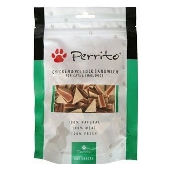 Perrito Chicken and Pollock Sandwich,Triangle 100 g