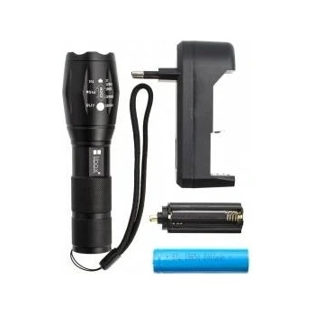 Libox LB0110 Tactical LED T6 ZOOM Rechargeable Flashlight