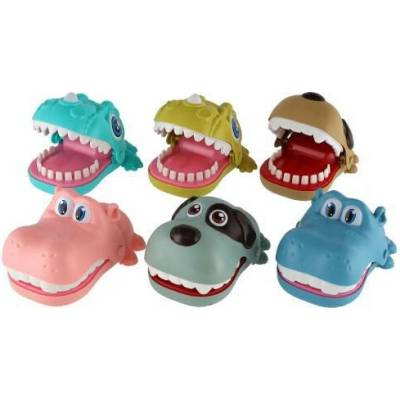 Uhni prst hryzenie prstov zvieratko plast 12x16cm 6 druhov