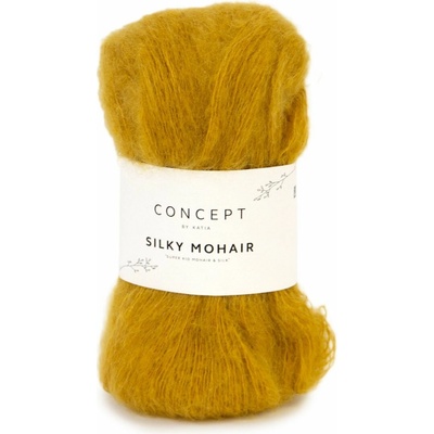 SILKY MOHAIR Katia Farby SILKY MOHAIR: 118 horčicová