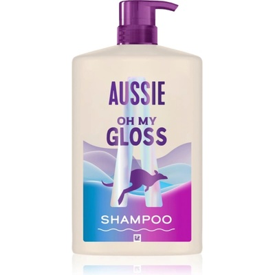 Aussie Oh My Gloss Shampoo шампоан за блясък и мекота на косата 1000ml