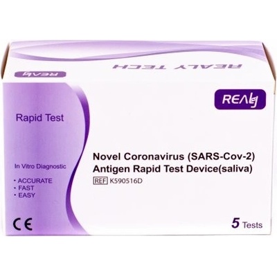 Hangzhou Realy Tech Novel Coronavirus SARS-Cov-2 Antigen Rapid Test Device saliva 500 ks – Zboží Mobilmania