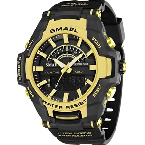SMAEL Часовник smael ve-29460 - Черен / Златен kp29460 Часовници